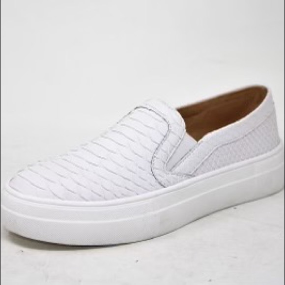 White Snake Texture Sneaker LAST ONE SZ10 - Picture 2 of 6